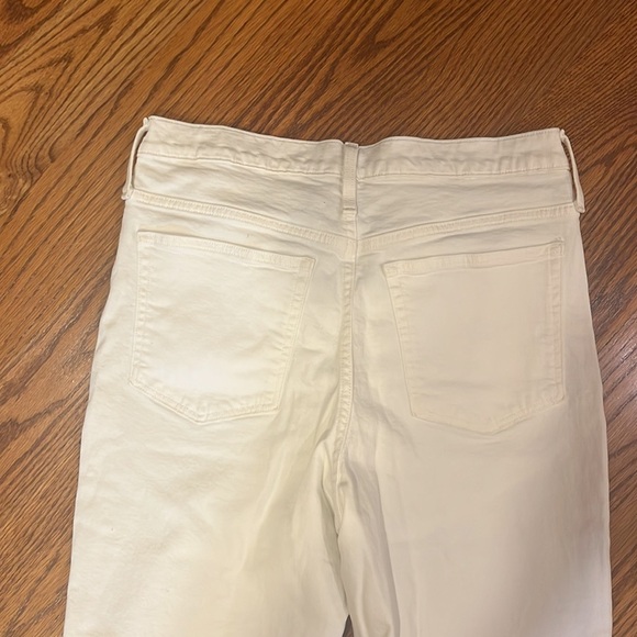 Re Imagined by J Crew Woman’s White Slim Boyfriend Jeans Size 30 - Picture 6 of 8